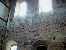 Внутри храма Святого Николая Чудотворца, село Ряполово